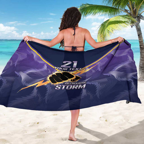 NRL Storm Custom Sarong Minimalism Style