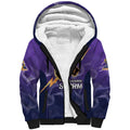 NRL Storm Custom Sherpa Hoodie Minimalism Style