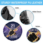 NRL Storm Custom Spare Tire Cover Minimalism Style