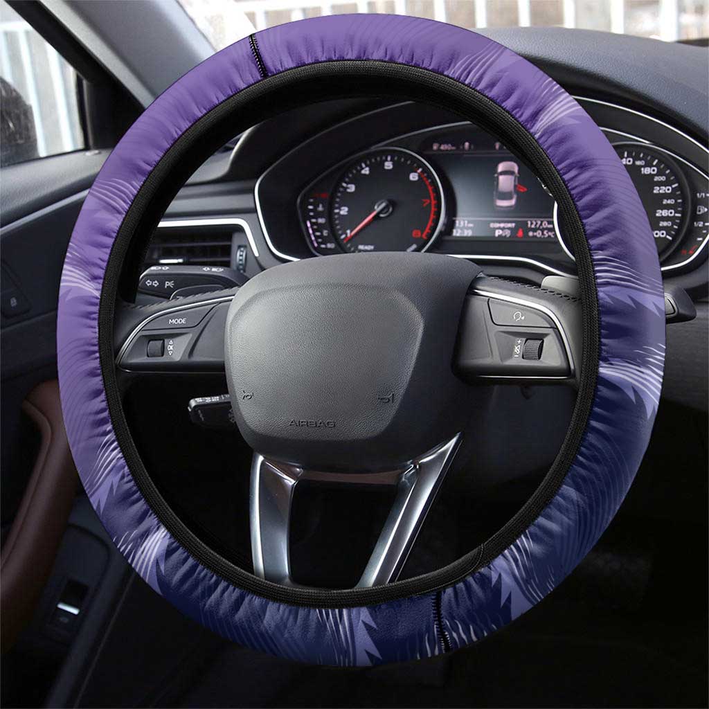 NRL Storm Steering Wheel Cover Minimalism Style