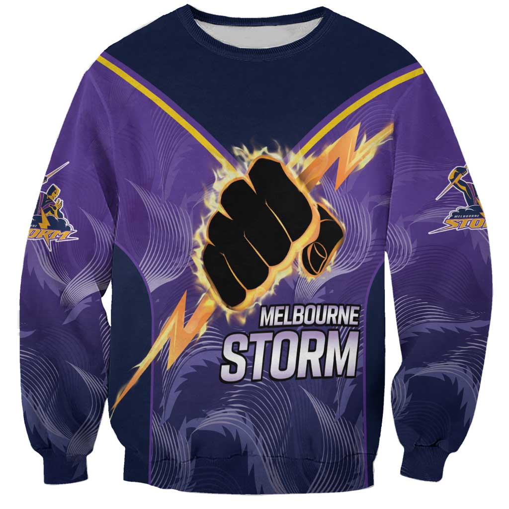NRL Storm Custom Sweatshirt Minimalism Style