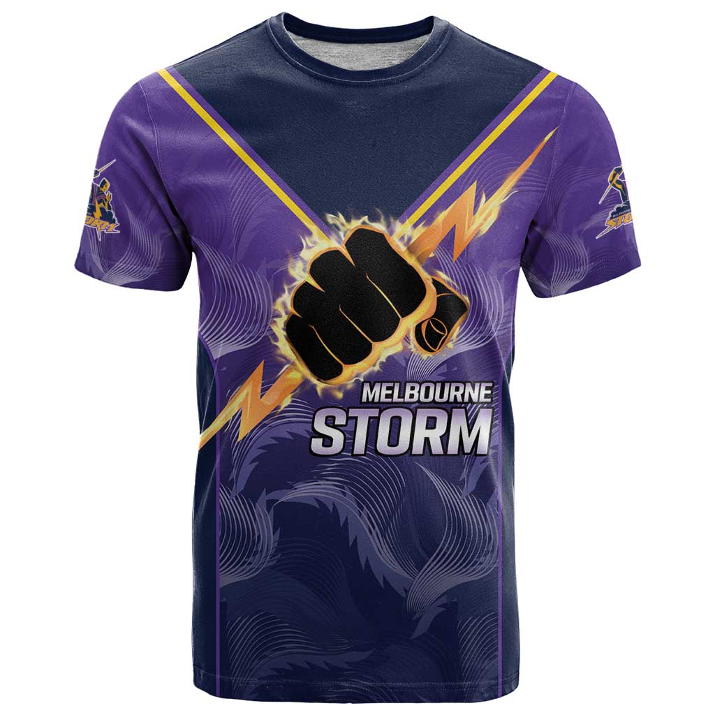 NRL Storm Custom T Shirt Minimalism Style