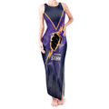 NRL Storm Custom Tank Maxi Dress Minimalism Style