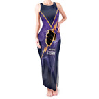 NRL Storm Custom Tank Maxi Dress Minimalism Style