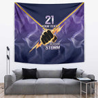 NRL Storm Custom Tapestry Minimalism Style