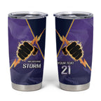 NRL Storm Custom Tumbler Cup Minimalism Style