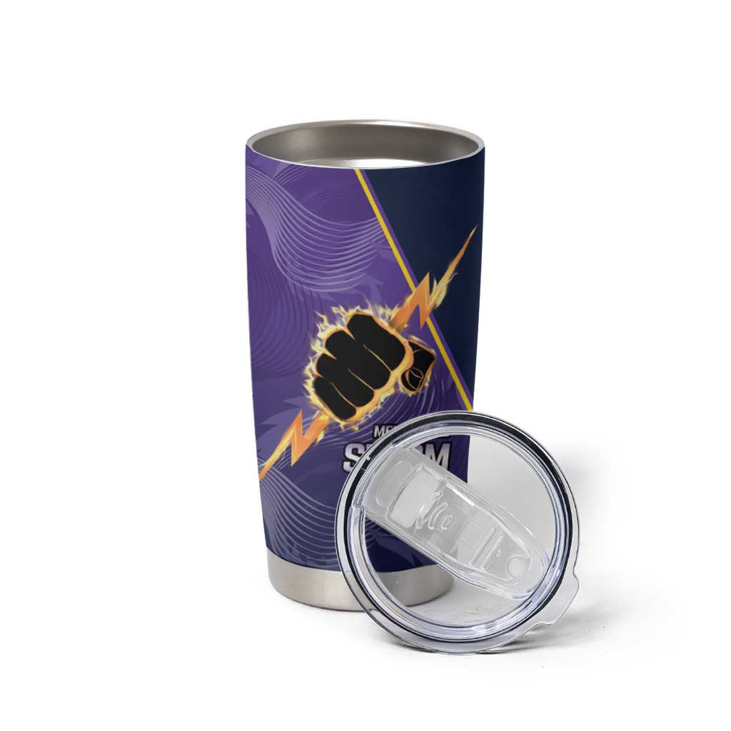 NRL Storm Custom Tumbler Cup Minimalism Style