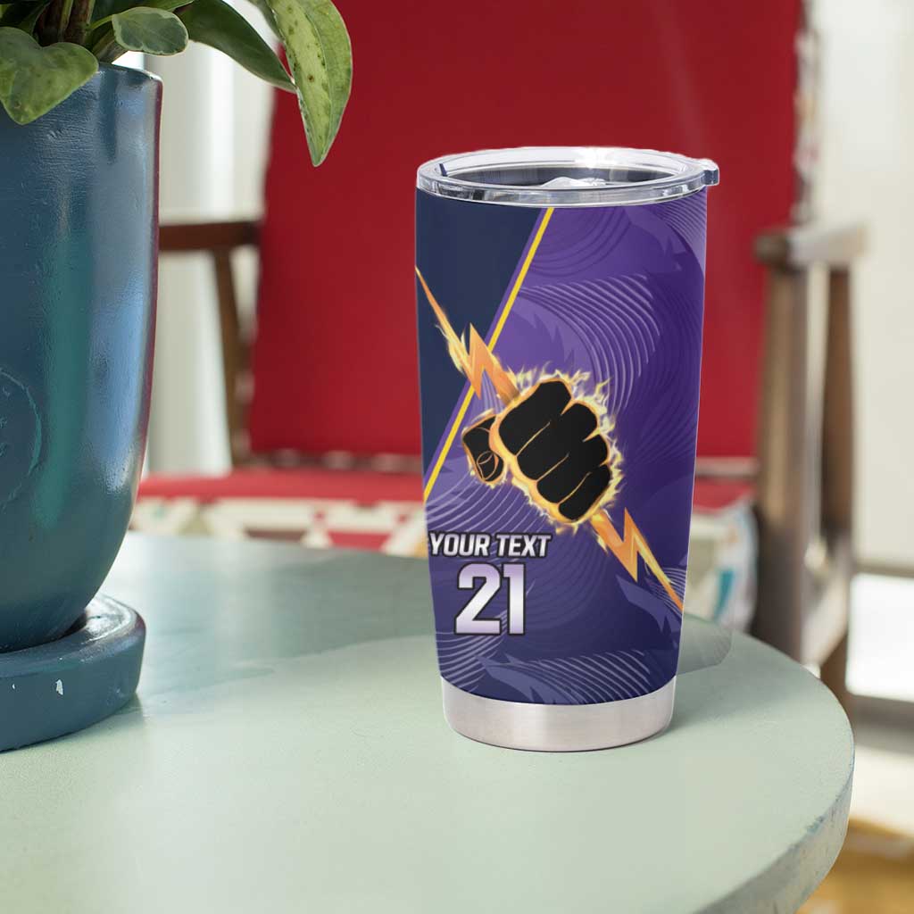 NRL Storm Custom Tumbler Cup Minimalism Style