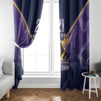 NRL Storm Custom Window Curtain Minimalism Style