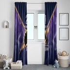 NRL Storm Custom Window Curtain Minimalism Style