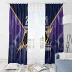 NRL Storm Custom Window Curtain Minimalism Style