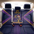 NRL Storm Christmas Custom Back Car Seat Cover Minimalism Style