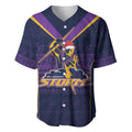 NRL Storm Christmas Custom Baseball Jersey Minimalism Style