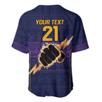 NRL Storm Christmas Custom Baseball Jersey Minimalism Style