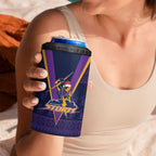 NRL Storm Christmas Custom 4 in 1 Can Cooler Tumbler Minimalism Style