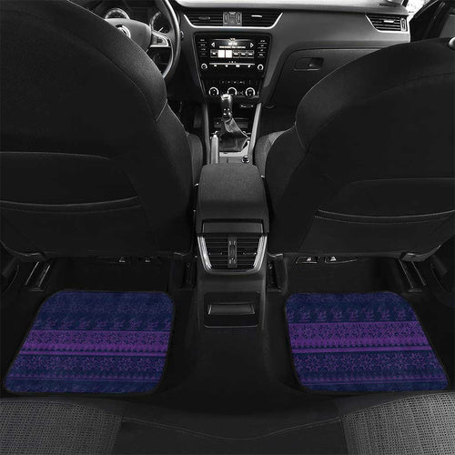 NRL Storm Christmas Custom Car Mats Minimalism Style
