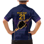 NRL Storm Christmas Custom Family Matching Mermaid Dress and Hawaiian Shirt Minimalism Style