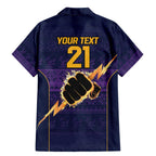 NRL Storm Christmas Custom Family Matching Mermaid Dress and Hawaiian Shirt Minimalism Style