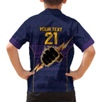 NRL Storm Christmas Custom Family Matching Summer Maxi Dress and Hawaiian Shirt Minimalism Style
