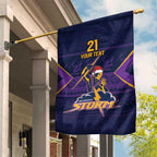 NRL Storm Christmas Custom Garden Flag Minimalism Style