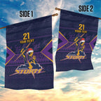 NRL Storm Christmas Custom Garden Flag Minimalism Style
