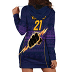 NRL Storm Christmas Custom Hoodie Dress Minimalism Style