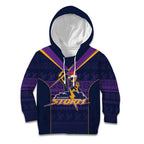 NRL Storm Christmas Custom Kid Hoodie Minimalism Style