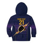 NRL Storm Christmas Custom Kid Hoodie Minimalism Style