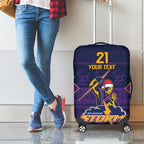 NRL Storm Christmas Custom Luggage Cover Minimalism Style