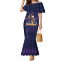 NRL Storm Christmas Custom Mermaid Dress Minimalism Style