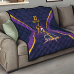 NRL Storm Christmas Custom Quilt Minimalism Style
