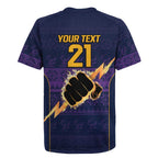NRL Storm Christmas Custom Rugby Jersey Minimalism Style