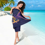 NRL Storm Christmas Custom Sarong Minimalism Style