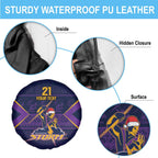 NRL Storm Christmas Custom Spare Tire Cover Minimalism Style