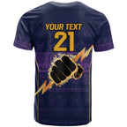 NRL Storm Christmas Custom T Shirt Minimalism Style