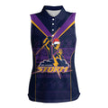 NRL Storm Christmas Custom Women Sleeveless Polo Shirt Minimalism Style