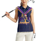 NRL Storm Christmas Custom Women Sleeveless Polo Shirt Minimalism Style