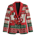 Aussie Cardinal Christmas Blazer Festive Knitted Pattern Inspired