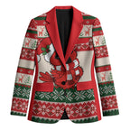 Aussie Cardinal Christmas Blazer Festive Knitted Pattern Inspired
