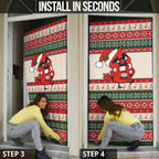 Aussie Cardinal Christmas Door Cover Festive Knitted Pattern Inspired