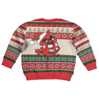 Aussie Cardinal Christmas Kid Ugly Christmas Sweater Festive Knitted Pattern Inspired