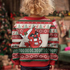 Aussie Cardinal Christmas Kid Ugly Christmas Sweater Festive Knitted Pattern Inspired