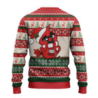Aussie Cardinal Christmas Ugly Christmas Sweater Festive Knitted Pattern Inspired