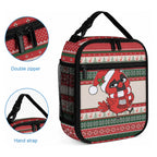 Aussie Cardinal Christmas Lunch Bag Festive Knitted Pattern Inspired