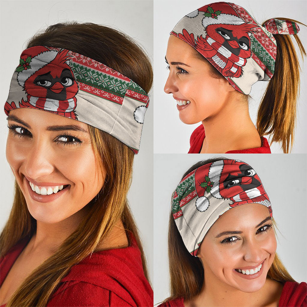 Aussie Cardinal Christmas Neck Gaiter Festive Knitted Pattern Inspired