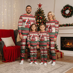 Aussie Cardinal Christmas Pajama Set Festive Knitted Pattern Inspired