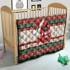 Aussie Cardinal Christmas Quilt Festive Knitted Pattern Inspired