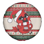 Aussie Cardinal Christmas Spare Tire Cover Festive Knitted Pattern Inspired