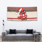 Aussie Cardinal Christmas Tapestry Festive Knitted Pattern Inspired