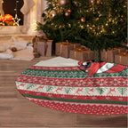 Aussie Cardinal Christmas Tree Skirt Festive Knitted Pattern Inspired